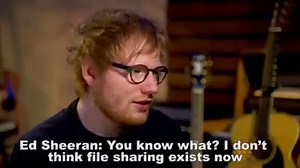 Singer-songwriter Ed Sheeran is very thankful to his fans for his success: "Illegal file sharing was what made me. It was students in England going to university, sharing my songs with each other.” http://cbsn.ws/2mtaTha | CBS Sunday Morning