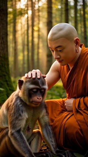 A Touch of Compassion | The Monkey Buddha Saved #buddha