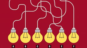 You have the brain of a genius if you can match the lightswitches to the bulbs