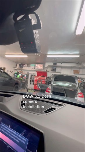 2026 BMW X1 with a Viofo dual dash camera installation . #bmwx1 #bmw #dashcamera #dashcam #viofo