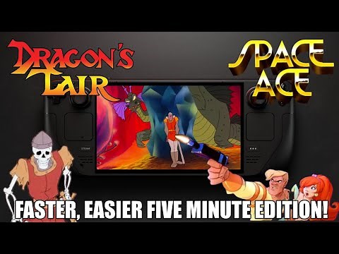 Play Dragon's Lair and Space Ace with DAPHNE (Super Easy Five Minute Edition)