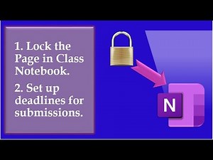 Lock Pages in Class Notebook (2020)