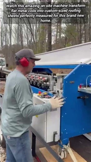 ​On Site Mobile Metal Roofing Sheet Manufacturing Machine Setup