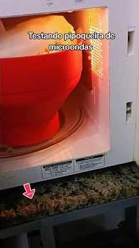 TESTANDO PIPOQUEIRA DE MICRO-ONDAS