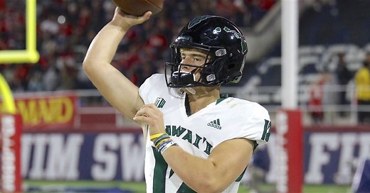 Hawaii football unveils first 2023 depth chart