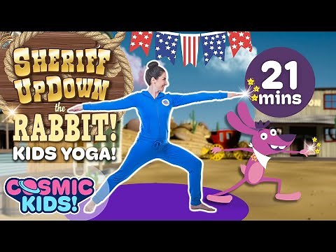 Sheriff Updown the Rabbit | A Cosmic Kids Yoga Adventure!