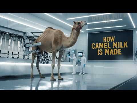 Inside the Modern Camel Farm: How Camel Milk Is Produced at Industrial Scale (Full Process)
