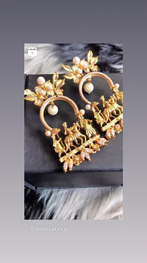 "Embrace Elegance and Uniqueness ✨ Our exquisite gold-plated...