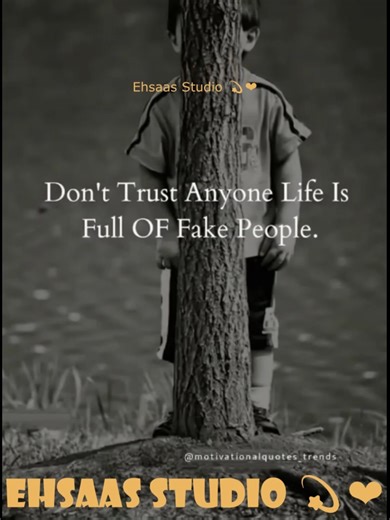 Trust No One......... #emotionalshayari #ehsaasstudio #deepwords Ehsaas Studio 💫 Feel the words. Live the emotions. Heart-touching Urdu poetry & deep shayari. Follow and feel every ehsaas with us 🤍 #EhsaasStudio #UrduPoetry #Shayari #Emotional #ForYou #PoetryTok #DeepFeelings