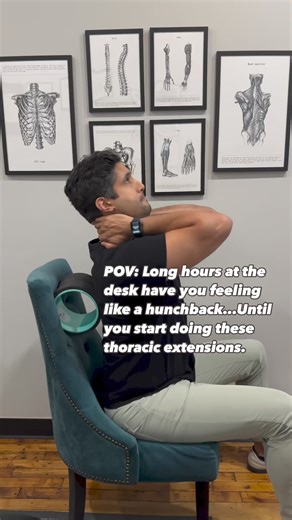 2.1K views | Thoracic extensions can be beneficial in many ways....