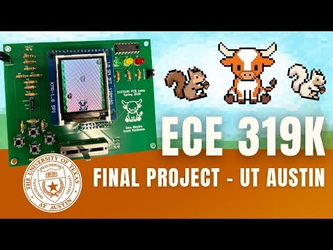 ☆ Intro to Embedded Systems Final Project: Longhorn Racer | UT Austin | ECE 319K ☆