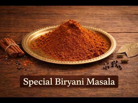 DIY Biryani Masala with Fresh Spices | Restaurant Quality Results