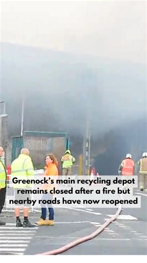 The fire took hold over the weekend in Greenock! 🔥 | Greenock Telegraph