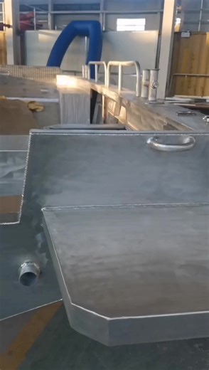 Small Aluminum Landing Craft Barge Boat