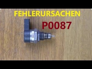 FAULT P0087, low fuel PRESSURE in the COMMON-RAIL, this must be CHECKED