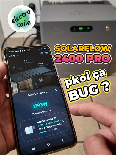 SolarFlow 2400 PRO Zendure | Guide branchements | Installation | Réglages application Vous êtes équipé de la batterie domestique SolarFlow 2400 PRO Zendure pour optimiser votre autoconsommation et éviter l’injection réseau et vous souhaiter la brancher et l'installer, vous êtes sur la bonne vidéo. Dans cette vidéo, j'installa, branche sur le secteur et panneaux solaires, j'effectue l'appairage avec l’application Zendure, les différents réglages avancés (mode intelligent, limites SOC, puissance).