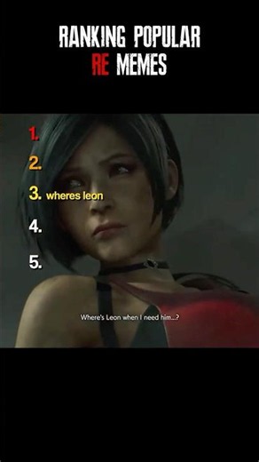 Ranking popular Resident Evil memes 😭 #residentevil