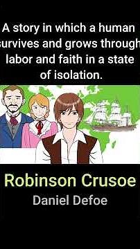 【Robinson Crusoe】by Defoe #worldliterature #summary