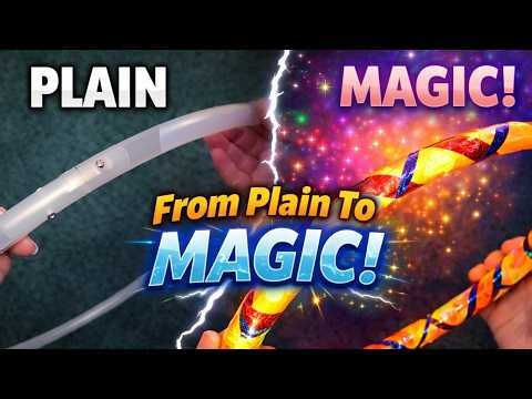 From Plain to Magic: Epic Hula Hoop Taping Time Lapse