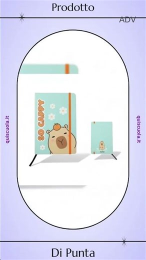 Questo blocco note ha un'idea geniale! 🎉📝 Il **Blocco Note Capybara A5**, disponibile per soli