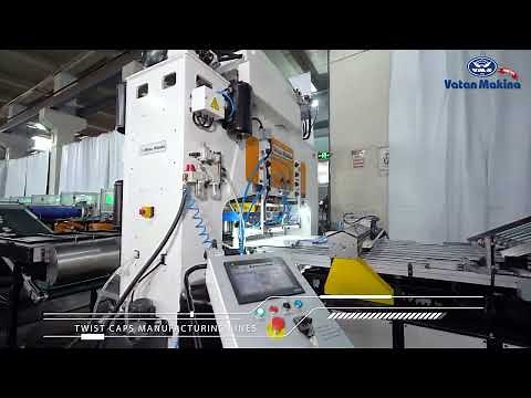 7-Out TO38 - 1200CPM Twist Caps (Lug Caps) Manufacturing Line