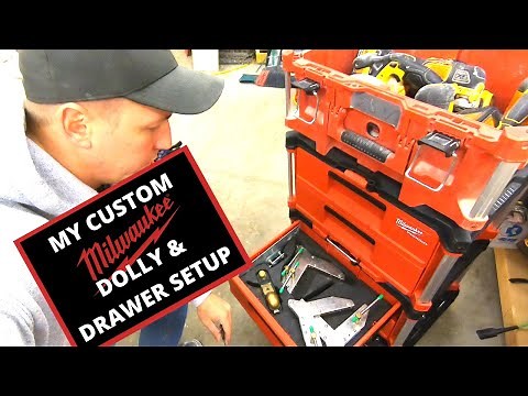 I MADE a Custom PACKOUT DOLLY & My New Drawer Setup