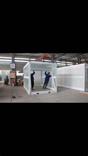 From Flat Pack to Fully Furnished – Setting Up a Folding Container Home in 20 Mins. #modularhouse