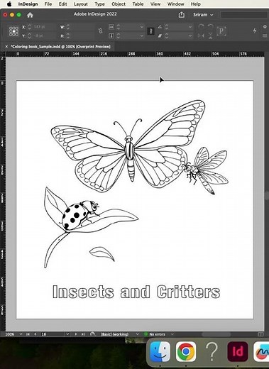 Make Money on Amazon KDP: Create Coloring Books with Adobe InDesign! https://youtu.be/C7XW7FcxmVc