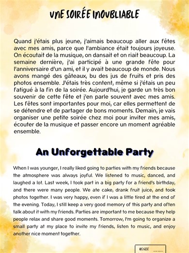 Learn French with short story#French