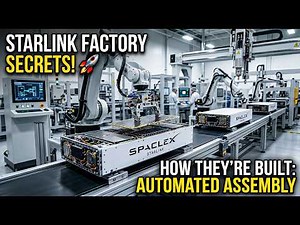How Starlink Satellites Are Made | Inside SpaceX Factory