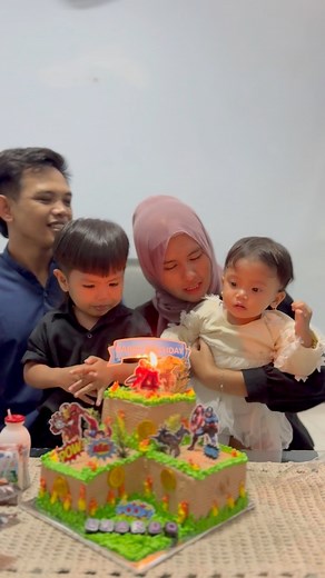 Jenius merayakan ultah Kaka keponakannya Liardo Rizky😃 | Dyencha Rizky