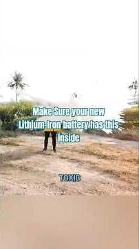 How to stop a Fire 🔥 in a Lithium Battery!