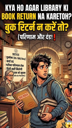 What happens if you don't return library books? #ytshorts #shorts #viralshorts #trendingshorts