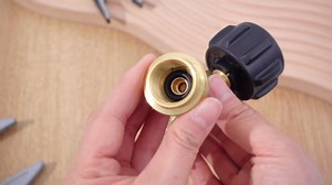 Frienda 2 Pack Propane Tank Y Splitter Adapter with Valves 2-Way LP Gas Tee Connector for 20lb Propane Tank Cylinders, Works with BBQ Grills, Camping Stoves, Gas Burners, Heaters