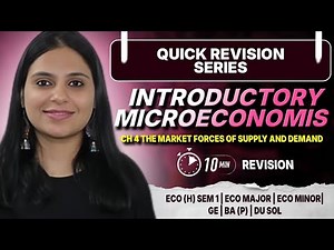 Ch 4: Introductory Microeconomics Sem 1 Revision | Principles of Microeconomics | Eco(H) | Major