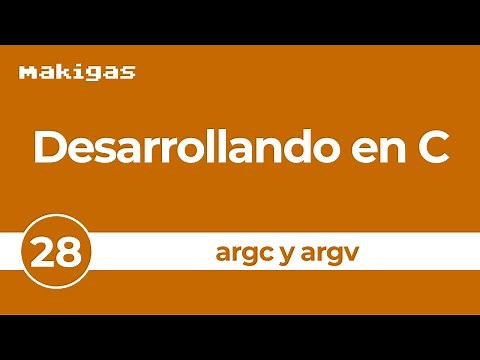 28. Paso de parámetros con argc y argv — Desarrollando en C