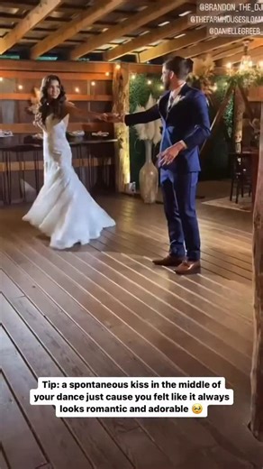 Tip: KISS whenever and as much as you want during your First Dance 💋 #firstdance #weddingdance #weddingdress #weddingwednesday #wedding #groom #bride #couplegoals #kiss #love | WeddingDance.net