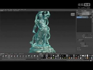 Mudbox 2014 新功能 - 先进的重布线功能 Advanced Retopology