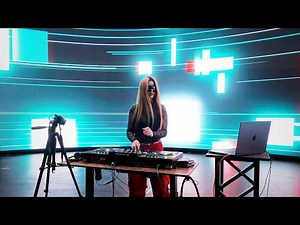 Melodic Hard Techno Audio-Visual DJ Live Mix with TouchDesigner on a 64ft Screen 2026
