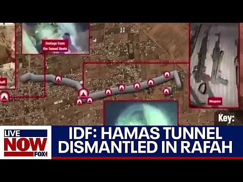 Israel-Hamas war: IDF destroys Hamas tunnel in Rafah, missiles recovered | LiveNOW from FOX