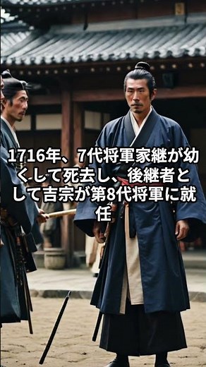 暴れん坊将軍 第八代将軍・徳川吉宗の生涯 #日本昔話#Shorts #歴史 #日本昔話 #雑学