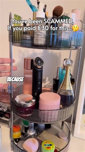 If You Love Skincare, You Need This Rotating Organiser 🥰 #tiktokshop