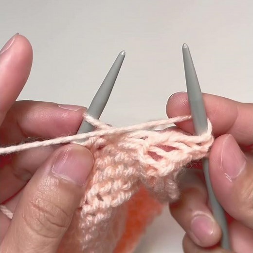 How to yarn over (yo) between a knit stitch and a purl stitch #shorts | VGYS