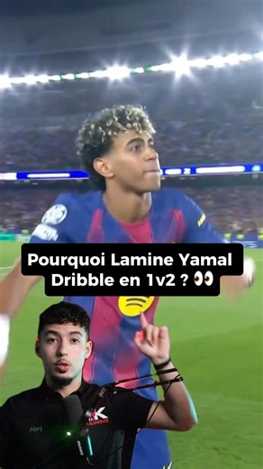 ➡️ Why Does Lamine Yamal Dribble in 1v2 Situations? 🌟