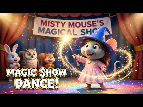 Misty Mouse's Magical Show | Animal Friends Dancing & Magic Tricks | Kids Cartoons