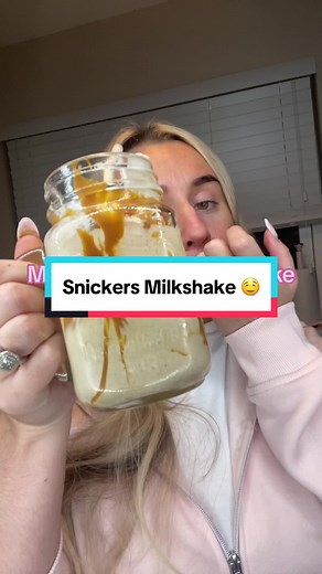 Delicious Snickers Milkshake Recipe - Easy Dessert TikTok Tutorial