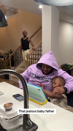 That jealous baby father part 2 #mood #denocrazy