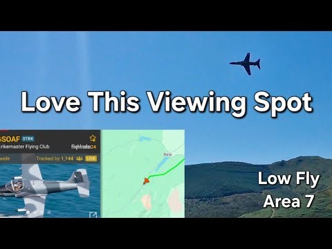 Great day viewing aircraft from a new position - Mach Loop LFA7