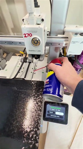 WD-40 on the BambuLab A1 — BambuLab Actually Recommends This