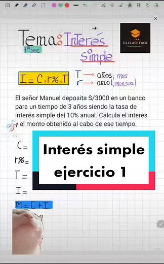 Experto en Interés Simple: Resolviendo Problemas Matemáticos